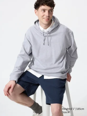 Stretch Easy-Shorts voor heren | Seersucker | 20 cm