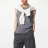 Stretch Easy-Shorts voor heren | Seersucker | 20 cm