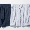 Stretch Easy-Shorts voor heren | Seersucker | 20 cm