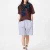 Stretch Easy-Shorts voor heren | Seersucker | 20 cm