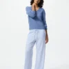 Stretch jersey Easy-broek voor dames | Katoenmix