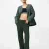 Stretch jersey Easy-broek voor dames | Katoenmix