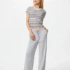 Stretch jersey Easy-broek voor dames | Katoenmix