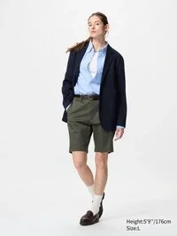 Stretch slim fit Shorts voor heren | 9″