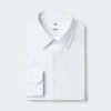 Super Non-Iron Jersey Slim-fit overhemd voor heren | Normale kraag | Gestreepte
