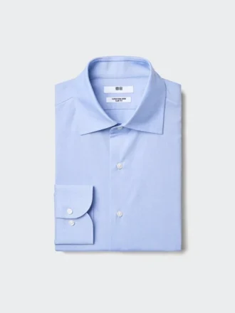 Super Non-Iron slim overhemd voor heren | Spread kraag