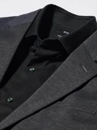 Super Non-Iron slim overhemd voor heren | Spread kraag