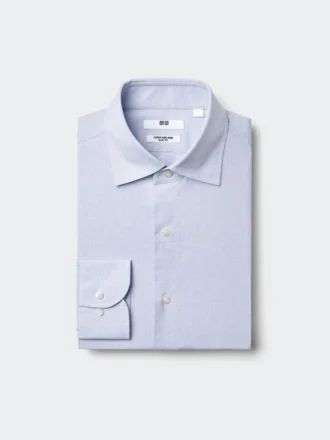 Super strijkvrij slim fit herenoverhemd | Spreidkraag | Geruit