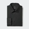 Super strijkvrij slim fit herenoverhemd | Standaard kraag