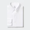 Super strijkvrij slim overhemd voor heren | Button-down kraag