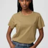 Supima Cotton-katoenen T-shirt voor dames