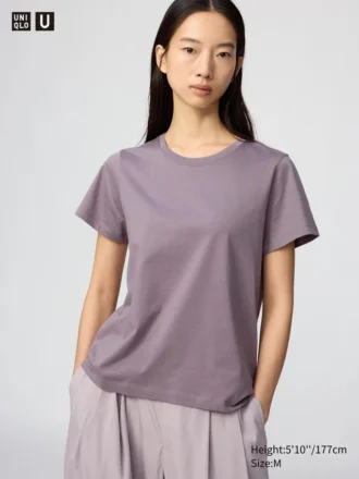 Supima Cotton-katoenen T-shirt voor dames
