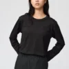 Supima Cotton-katoenen T-shirt voor dames | Longsleeves