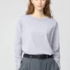 Supima Cotton-katoenen T-shirt voor dames | Longsleeves