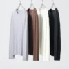 Supima Cotton-katoenen T-shirt voor dames | Longsleeves