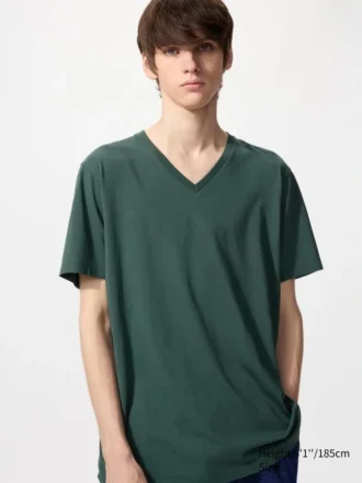 Supima®-katoenen T-shirt met V-hals voor heren