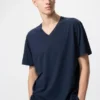 Supima®-katoenen T-shirt met V-hals voor heren