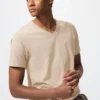 Supima®-katoenen T-shirt met V-hals voor heren