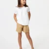 T-shirt met pofmouwen voor kinderen | Borduursel