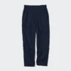 Tapered broek van linnen en katoen voor dames