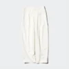 Tapered broek van linnen en katoen voor dames