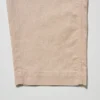 Tapered broek van linnen en katoen voor dames