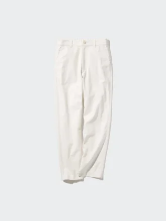 Tapered broek van linnen en katoen voor dames | Tall