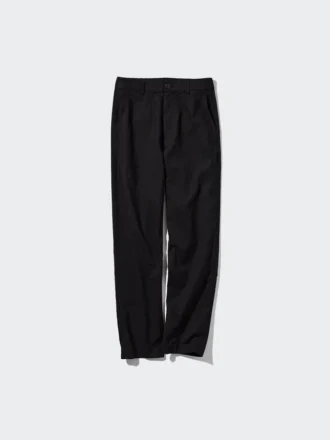 Tapered broek van linnen en katoen voor dames | Tall