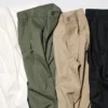 Tapered broek van linnen en katoen voor dames | Tall