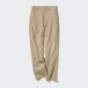 Tapered broek van linnen en katoen voor dames | Tall