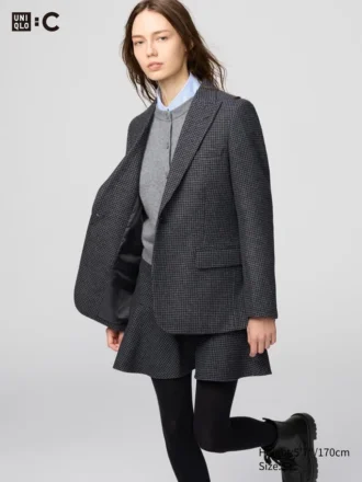 Tweed jas voor dames