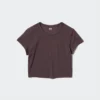 Ultra Stretch AIRism cropped T-shirt voor dames