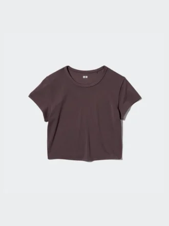Ultra Stretch AIRism cropped T-shirt voor dames
