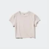 Ultra Stretch AIRism cropped T-shirt voor dames