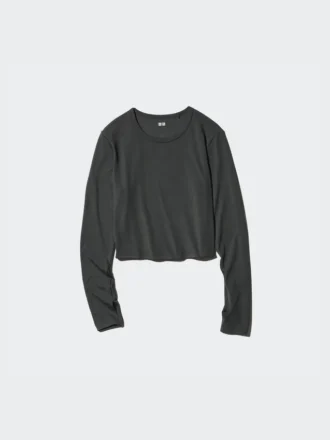 Ultra Stretch AIRism cropped T-shirt voor dames | Longsleeves
