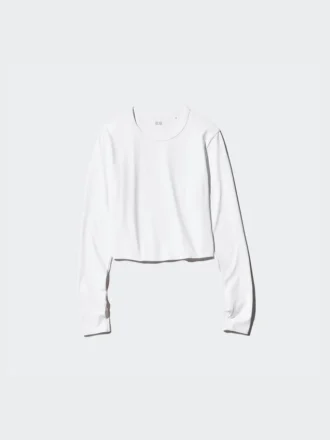 Ultra Stretch AIRism cropped T-shirt voor dames | Longsleeves