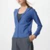 Ultra Stretch AIRism UV-beschermende Hoodie met volledige ritssluiting voor dames