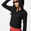 Ultra Stretch AIRism UV-beschermende Hoodie met volledige ritssluiting voor dames
