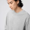 Unisex AIRism katoenen gestreept T-shirt