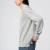 Unisex AIRism katoenen gestreept T-shirt
