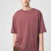 Unisex AIRism katoenen oversized T-shirt | Halflange mouwen