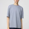 Unisex AIRism katoenen oversized T-shirt | Halflange mouwen