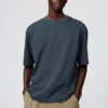 Unisex AIRism katoenen oversized T-shirt | Halflange mouwen