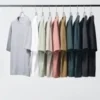 Unisex AIRism katoenen oversized T-shirt | Halflange mouwen
