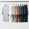Unisex AIRism katoenen oversized T-shirt | Halflange mouwen