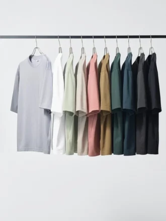Unisex AIRism katoenen oversized T-shirt | Halflange mouwen