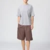 Unisex AIRism katoenen oversized T-shirt | Halflange mouwen