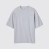 Unisex AIRism katoenen oversized T-shirt | Halflange mouwen