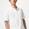 Unisex AIRism katoenen piqué Poloshirt
