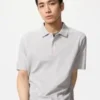 Unisex AIRism katoenen piqué Poloshirt